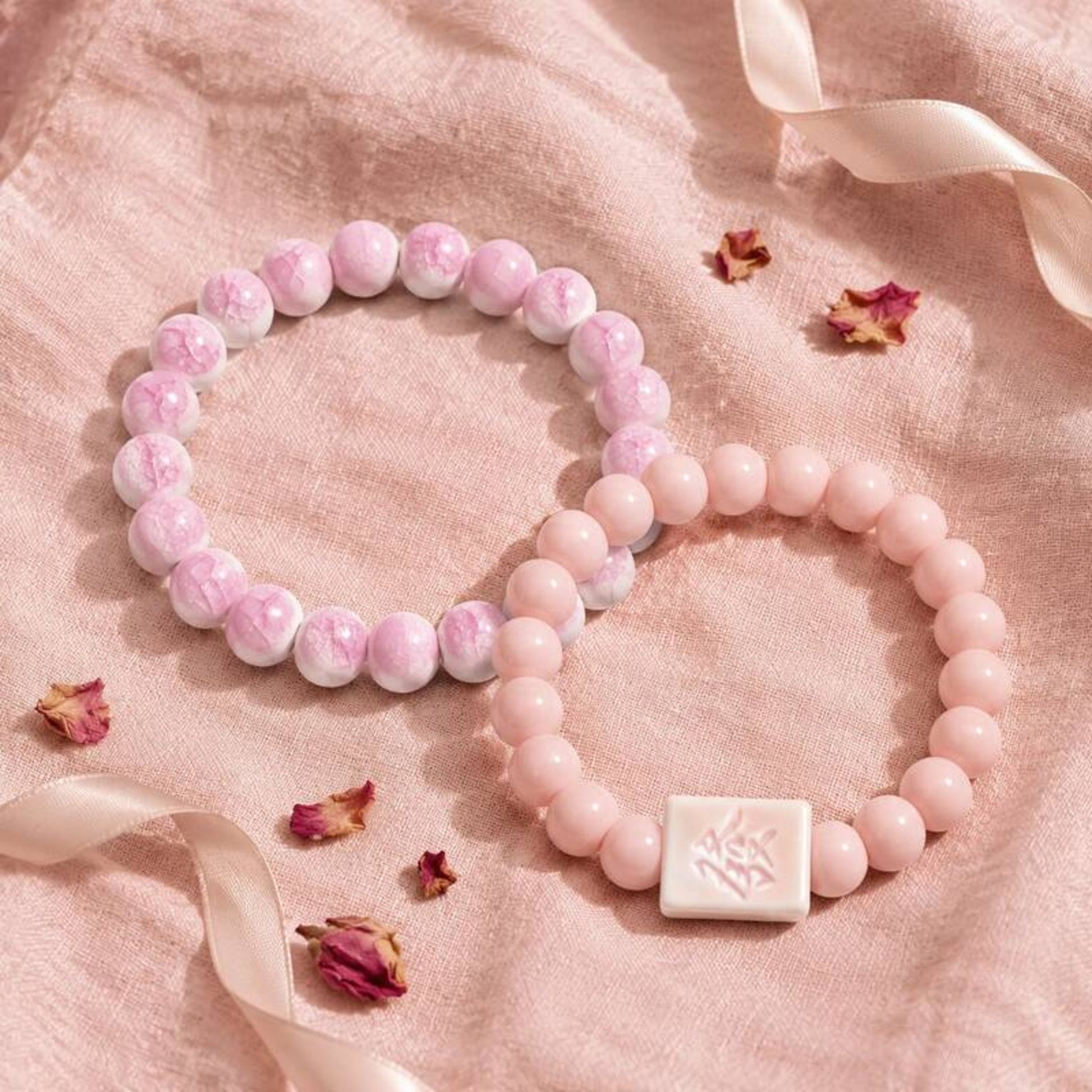 LUMI handmade Jingdezhen ceramic bracelet gift set — First Light