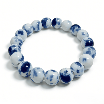 QING HUA ceramic bracelet 10mm, side view