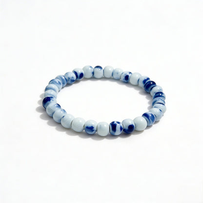 QING HUA ceramic bracelet 6mm, side view